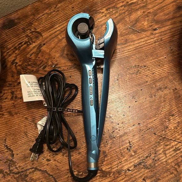 Nano Titanium Babybliss Pro Rotating Curling Iron Heat Setting Curling Tools - Picture 2 of 4